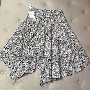 Joie Midi Floral Frappe Skirt